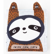 Pirmoji minkšta kūdikio knygutė Swing Slow Sloth